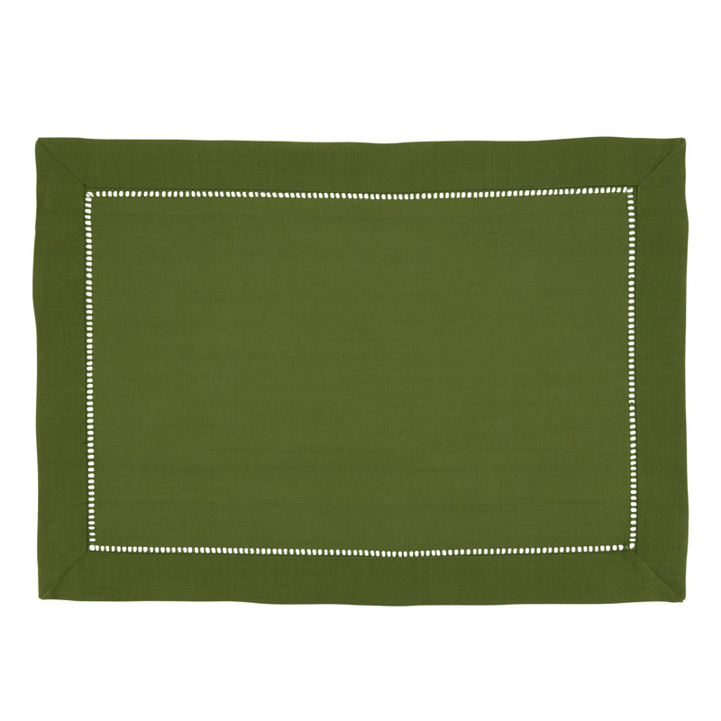 Rowles Polyester Rectangle Placemat, Kiwi