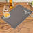 Brown Sawtooth PVC Placemats Durable Table Protector For Dining Table Decor Scratch Resistant
