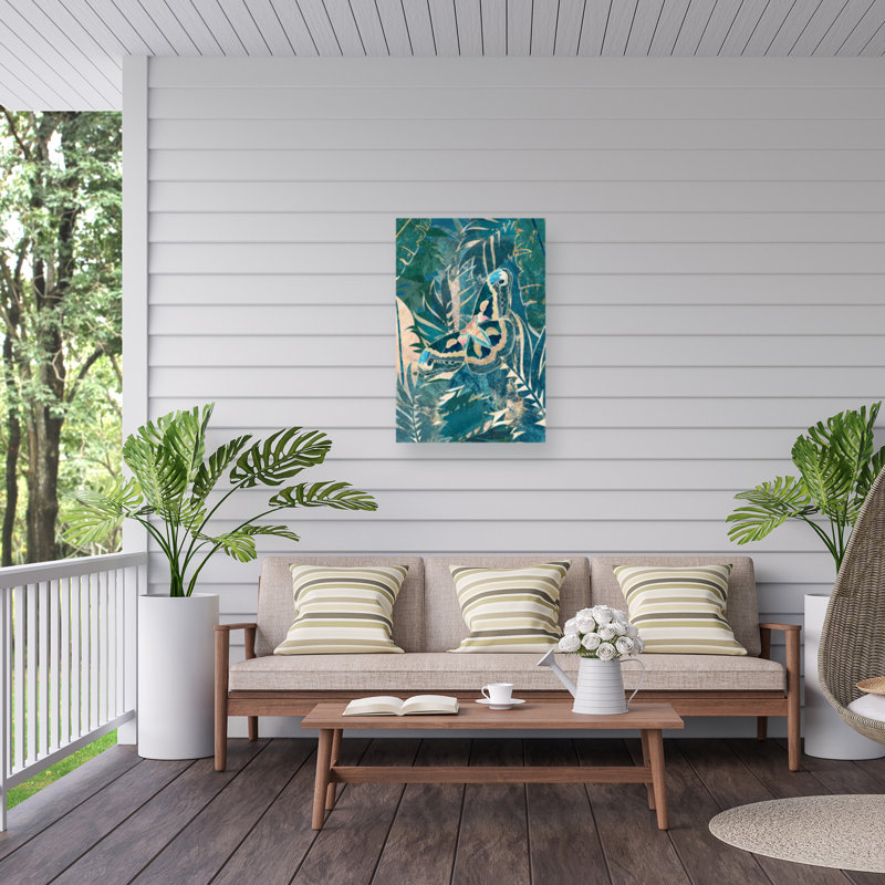 Toile d'extérieur Sarah Manovski Moth In The Rainforest, H 22 po x l 32 po