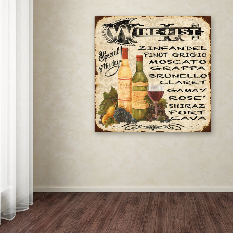 « wine 3 », publicité sur toile tendue, H 14 po x l 14 po