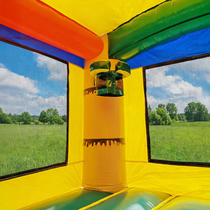 Jeu gonflable avec glissade (avec ventilateur) HeroKiddo