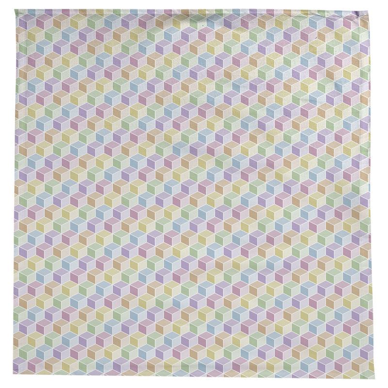 Nappe cubique Avicia, Arc-en-ciel pastel