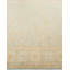 Tapis unique bleu clair / ivoire noué à la main de conception unique 6 pi x 8 pi 10 po Keenan