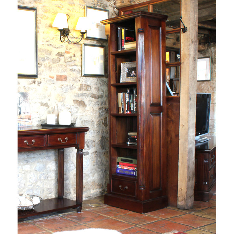 La Roque 175cm H x 50cm W Wood Standard Bookcase