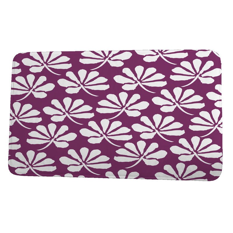 Tapis de bain Luff, l 21 po x L 34 po, Mauve