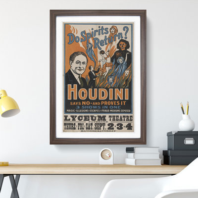 Houdini - Picture Frame Graphic Art