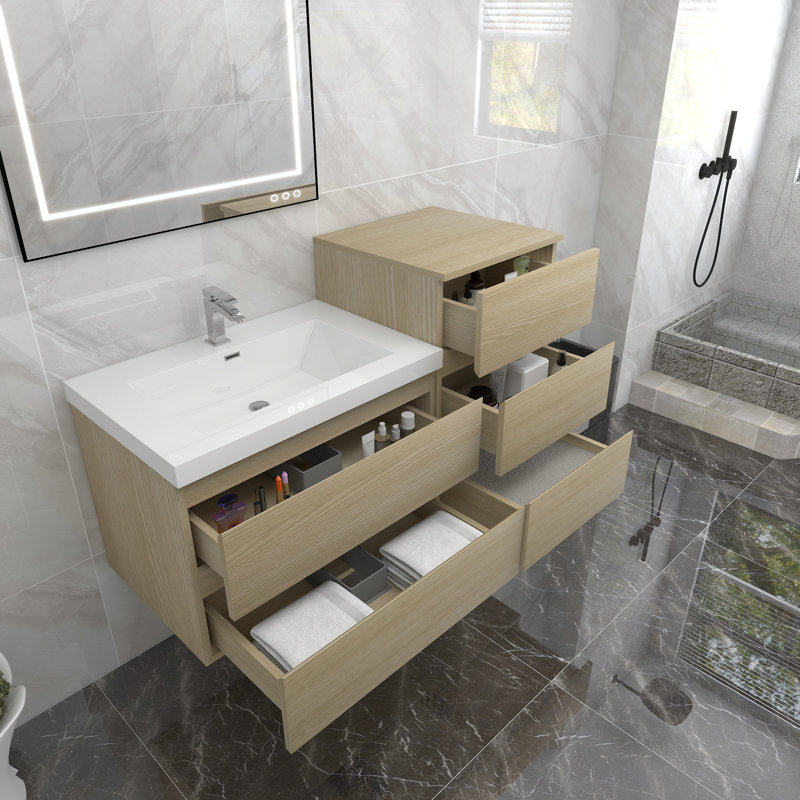 Moreno Bailey Bathroom Vanity with Acrylic Top