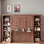 Lit escamotable avec bureau et bibliothèque Murphy-7849045