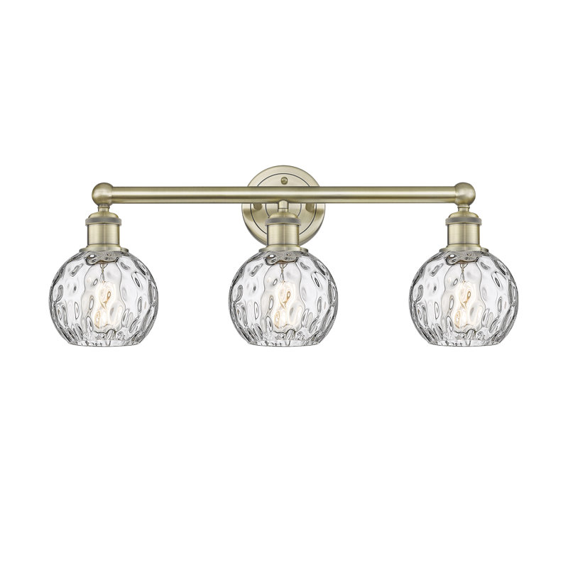 Cambria 3 - Light Dimmable Vanity Light, Antique Brass
