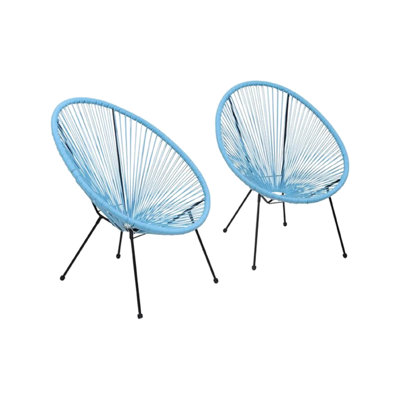 Les chaises en acier turquoise 2, inspirées par le style, les intempéries et la rouille, sont empilables, à installation rapide, idéales pour les conceptions de salon près de la piscine, -, espaces appropriés