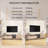 Modern TV Stand For 80'' TV With Double Storage Space, Media Console Table, Entertainment Center With Drop Down Door