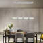 Luminaire suspendu en cristal 7 lumières Csoma