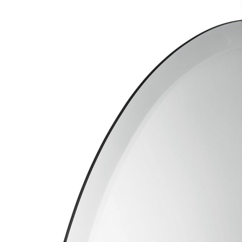 Akes Flat Wall Mirror, 27" H x 20" W
