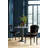 Mickley Round Marble Top Metal Base Dining Table