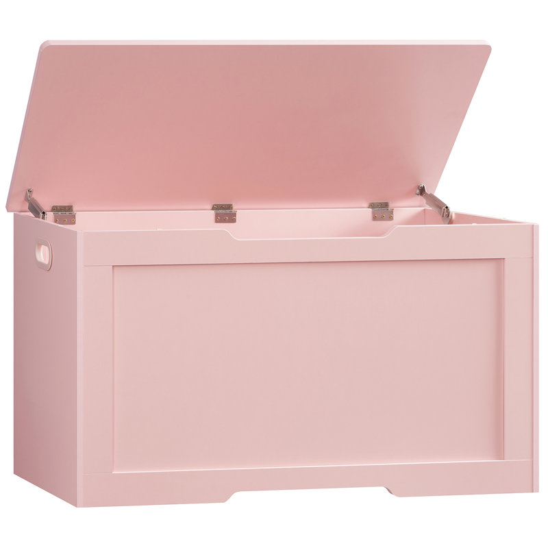 Coffre de rangement avec 2 charnières de sécurité, banc de rangement à plateau relevable, coffre de rangement pour chambre à coucher
