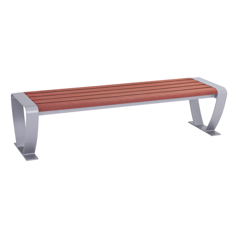 Banc en plastique recyclé de qualité supérieure Open Air Series