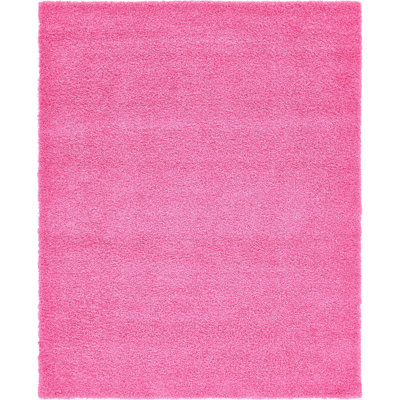Dejoun Solid Colour Shag Area Rug