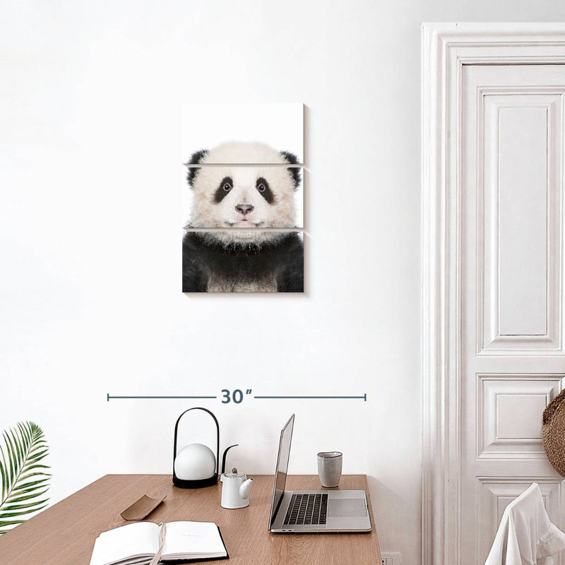Brampt Panda Portrait, 65" H x 42" W
