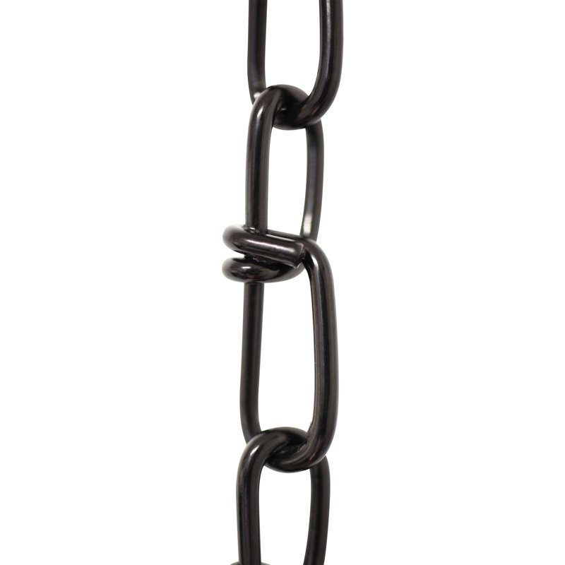 Chaîne ou panier décoratif décoratif (10 pieds), Noir