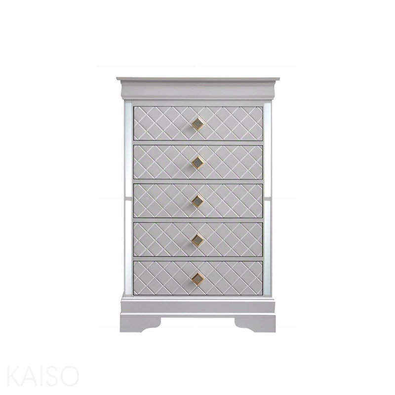 Commode, blanc perle