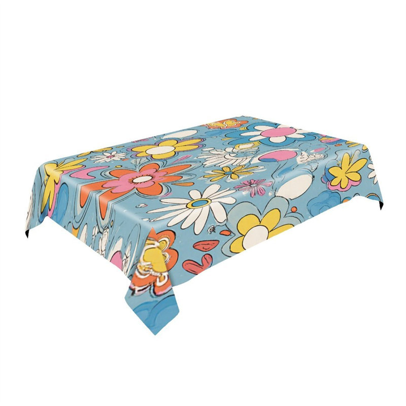 Nappe rectangulaire rétro Pop Art