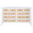 10-Drawer Dresser Cabinet White