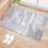 Willington Abstract Dark and Light Gray/White Area Rug