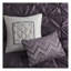Ensemble d'édredon touffeté 7 pièces, très grand lit californien prune avec coussins décoratifs - Conception touffetée élégante et bourre en polyester hypoallergénique-122655287-122655291