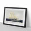 R.T.Y.C. Schr. Cambria Sail Ship - Picture Frame Painting Print-55601752-55601754