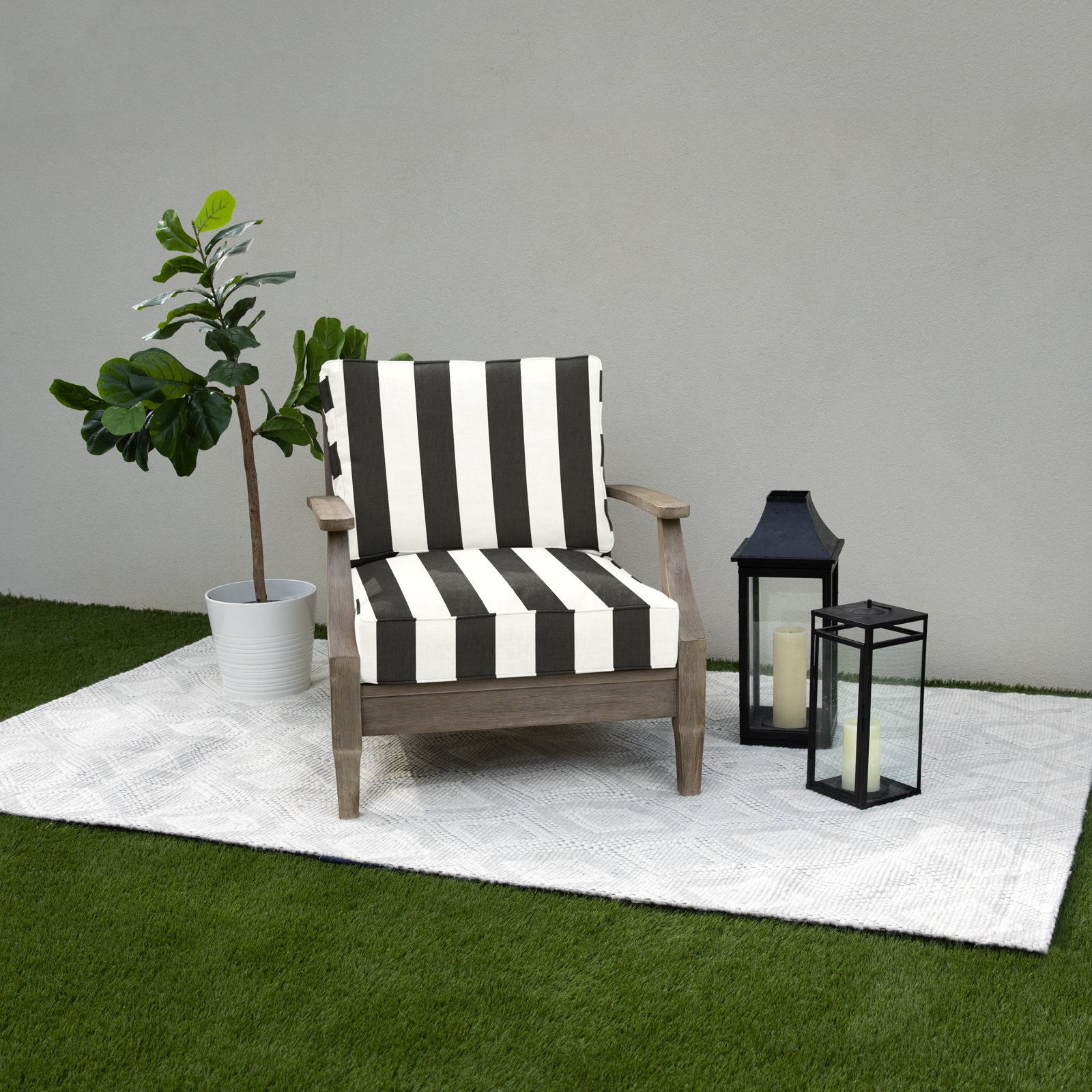 Lively 24" Sunbrella® Seat and Back Cushion