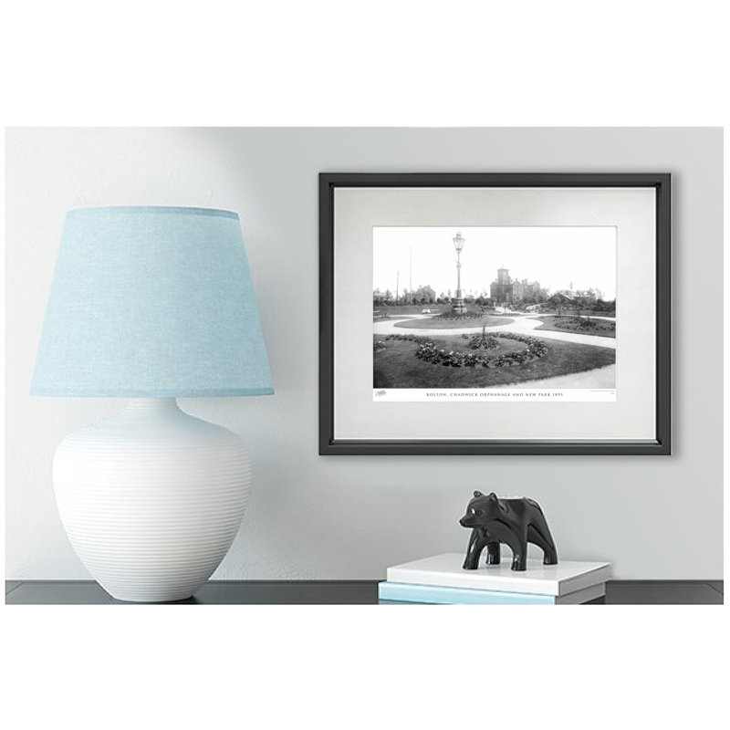 Bolton, Chadwick Orphanage And New Park 1895 by Francis Frith - Single Picture Frame Print, 45cm H x 60cm W x 2.3cm D