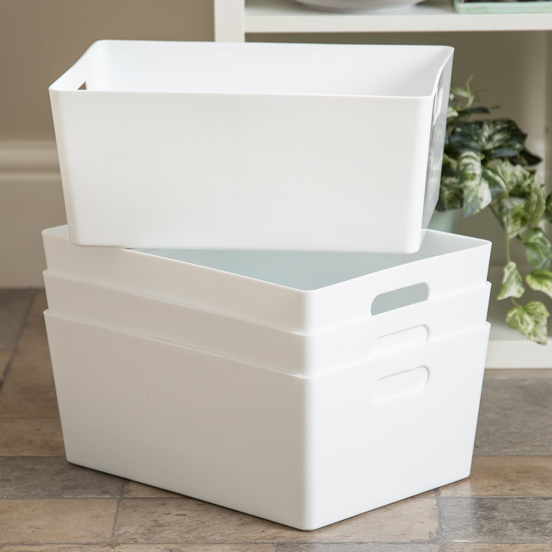 Wham Studio Basket Rectangular, White