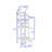 Mini Wood Greenhouse with Adjustable Shelves, Movable Storage Box and Openable Roof-114510574