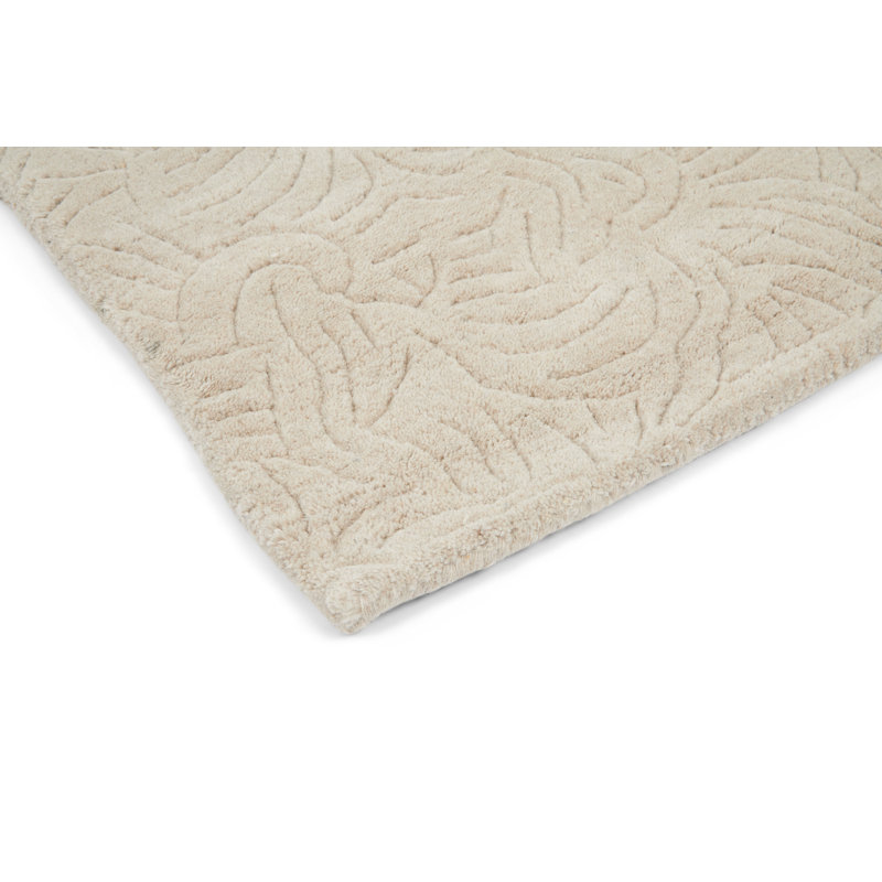 Hand Tufted Area Rug in Coral/Blue/Gray, Rectangle 5'7" x 7'10"