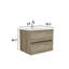 Single Bathroom Vanity with Ceramic Top