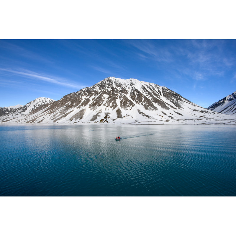Bateau par Cold Mountain par Pixuse, H 32 po x l 48 po