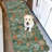 Floral Scalloped Kitchen Rug Non Slip-1929260540