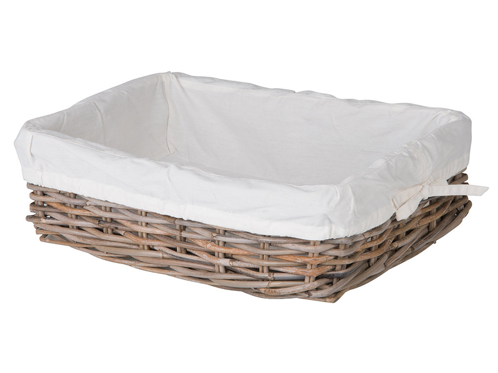 Beachcrest Home™ Ayriauna Rattan Basket Beachcrest Home™ 