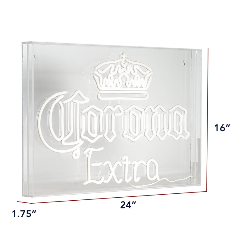Licensed Corona Extra Acrylic LED Sign