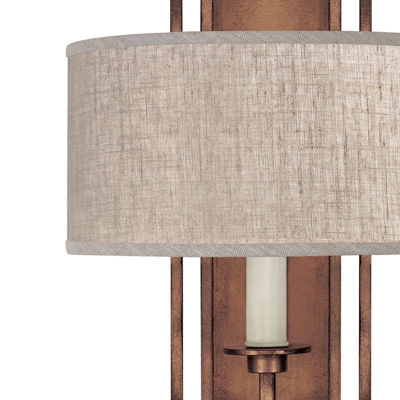 Cienfuegos 1 - Light Candle Wall Light, Antique Bronze