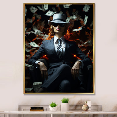 Billionaire Mindset Business Woman argent