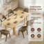 Extendable Wooden Dining Table - Space-Saving Solution for Modern Homes-973341556