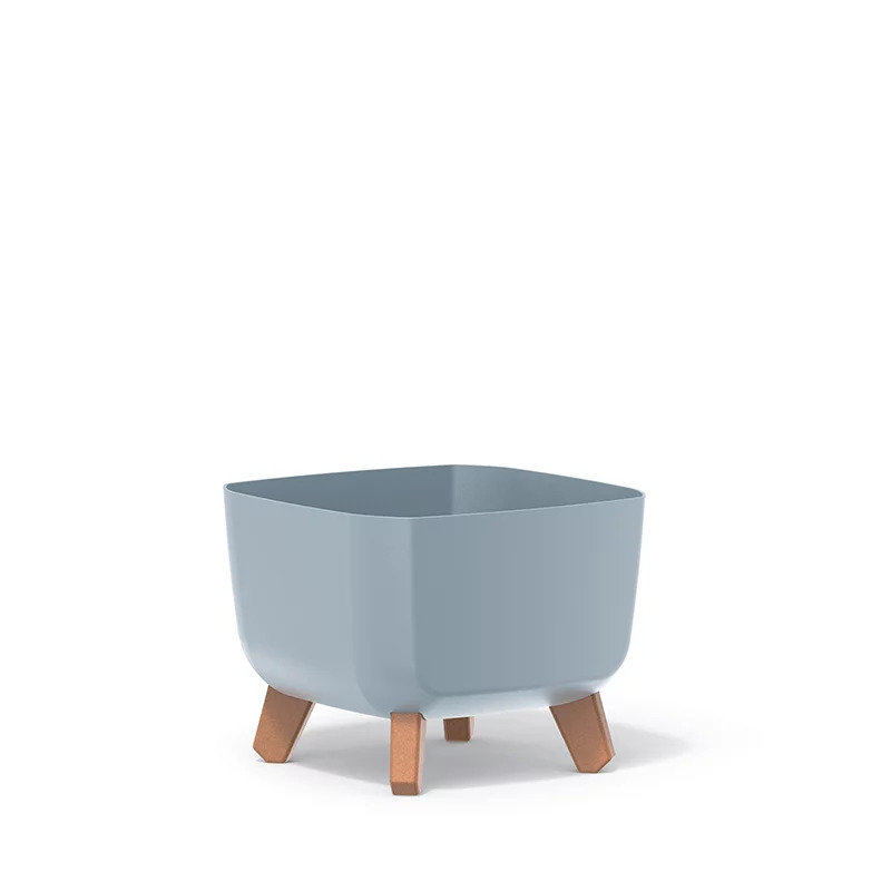 Talonda Pot Planter, Light Grey, 19cm H x 24cm W x 24cm D