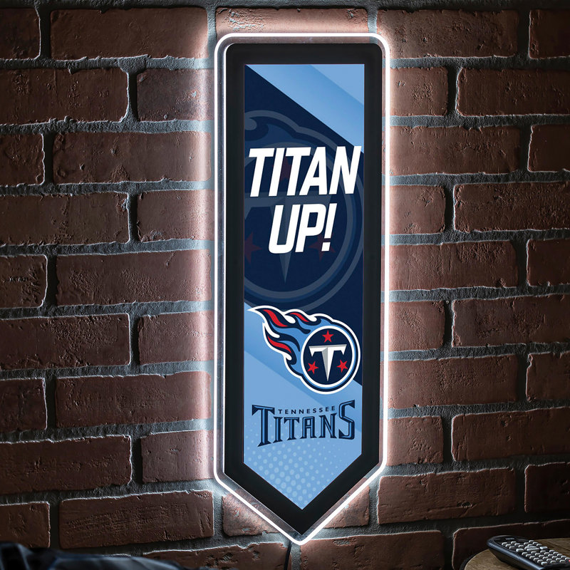 Plaque murale lumineuse NFL, Titans du Tennessee