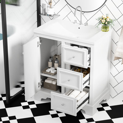 Base de meuble-lavabo simple 29,96 po seulement