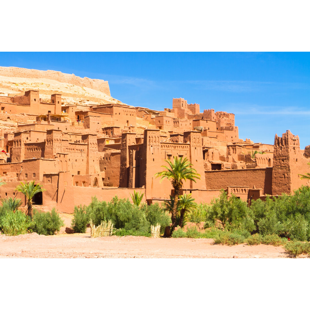 Ait Benhaddou, Ouarzazate, Marokko. - Kunstdrucke auf Leinwand