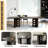 62.99"Brown Rectangle Solid Wood Writing Desk-377413159