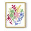 «Bold Brushstroke Blooms II», reproduction encadrée - bois massif-581314666-581314671