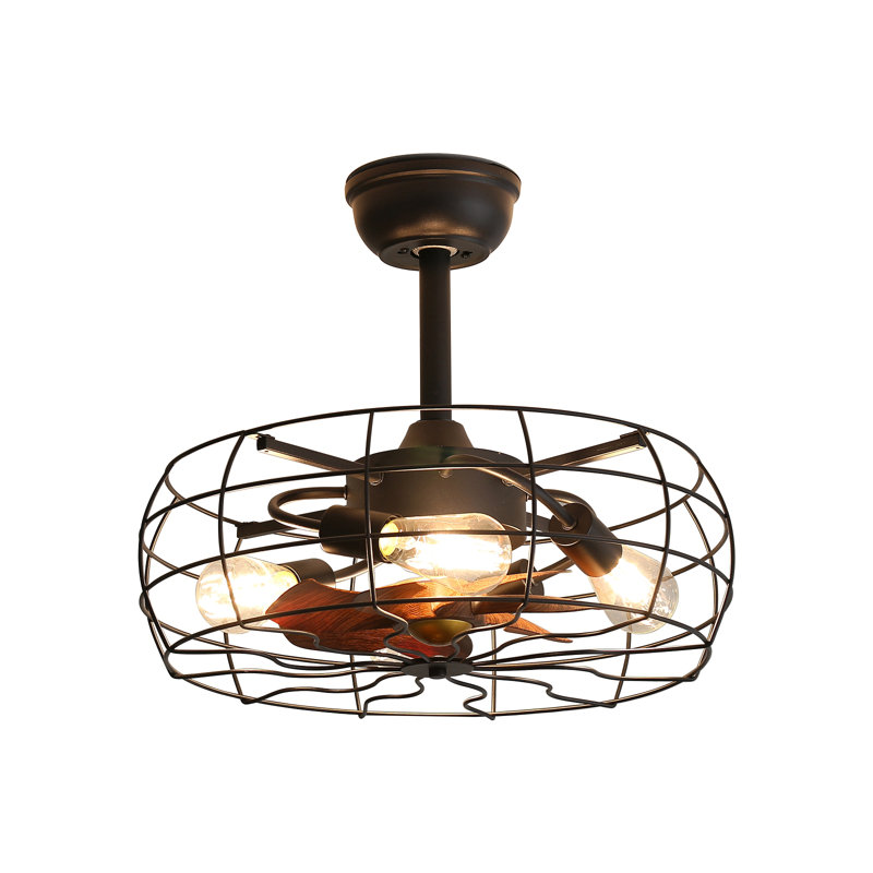 Ventilateur encastré rétro 19 pouces avec lumières