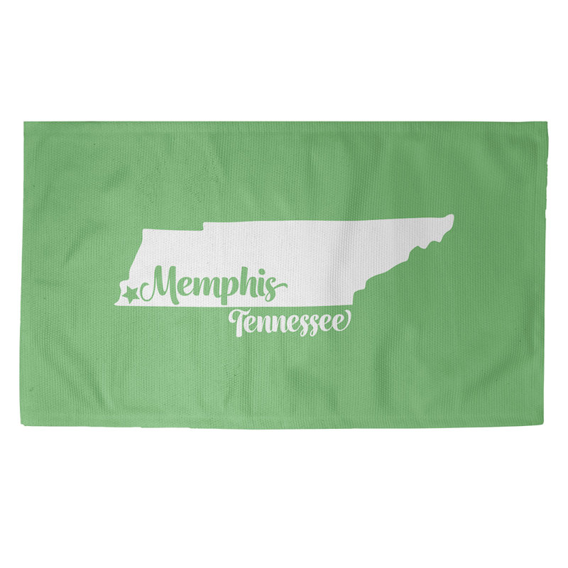 Tapis memphis tennessee green area, Rectangle 3 pi x 5 pi